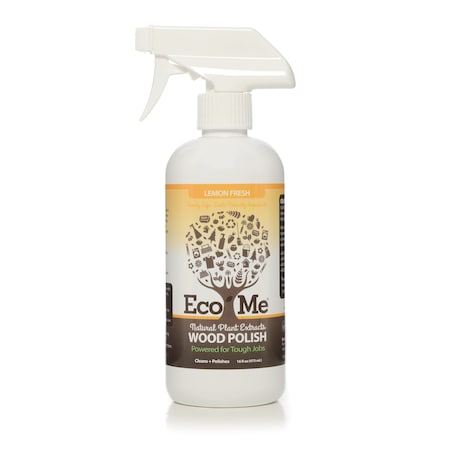 Eco Me Wood Polish, Lemon Fresh 16 oz., PK6 ECOM-WPLF16-06